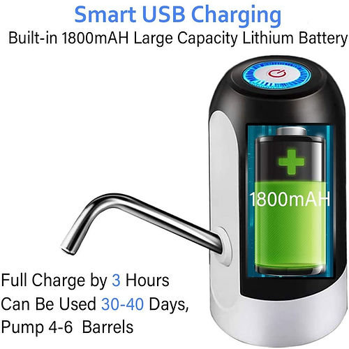Automatic Rechargeable Portable Drinking Water Dispenser Pump - Image 5