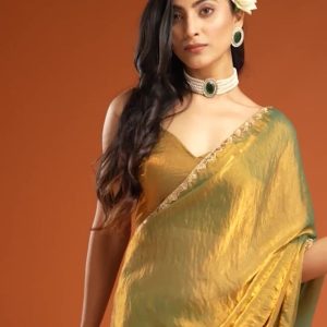 Kasee - Solid Beads and Stones Saree